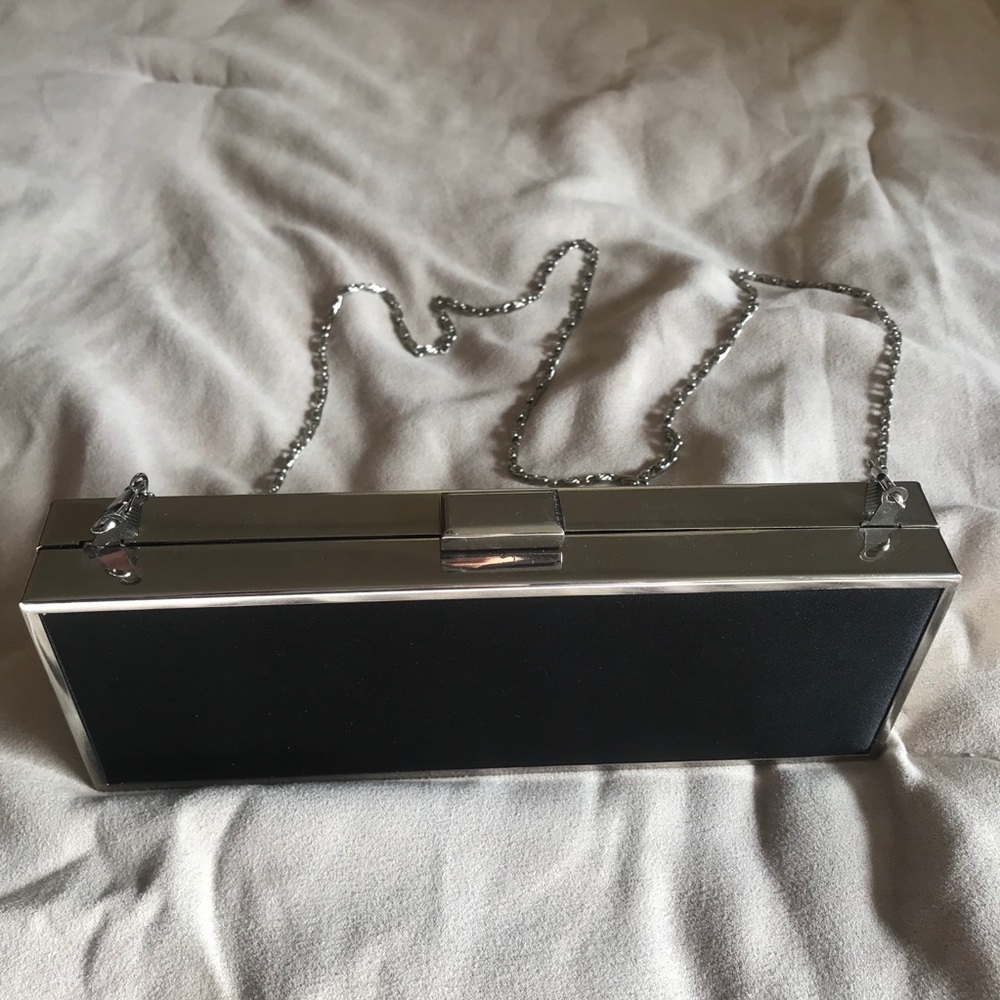 Call it spring small hard rectangle clutch w/chain